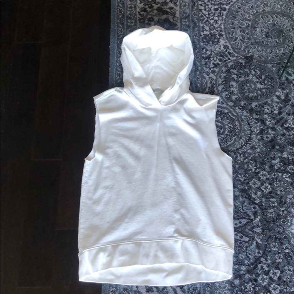 Vince sleeveless hoodie